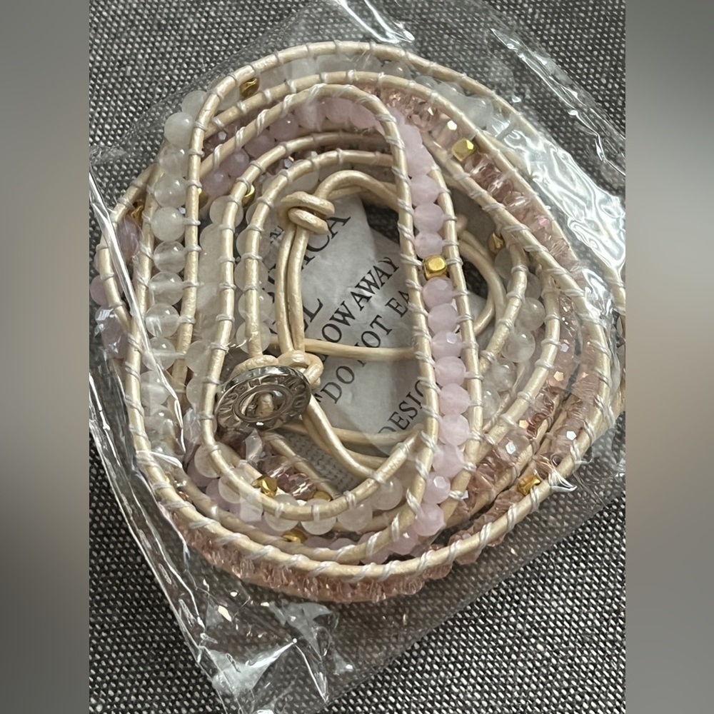 NEW Victoria Emerson Bracelet Neutral Pink